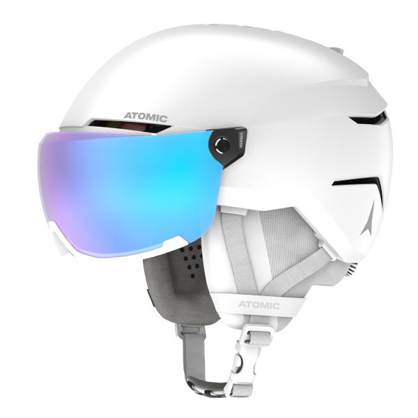 Kaciga sa vizirom ATOMIC SAVOR VISOR STEREO bijela