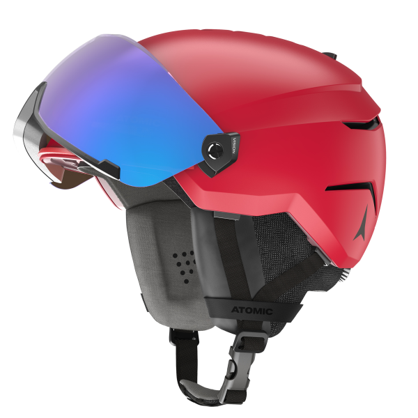 Kaciga sa vizirom Atomic SAVOR VISOR STEREO crvena