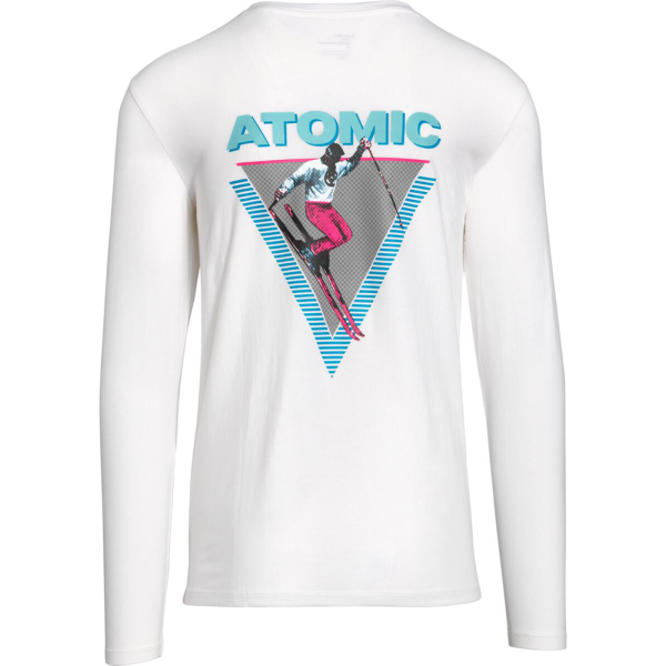 Majica ATOMIC M GRAPHIC LS SHIRT-WHITE